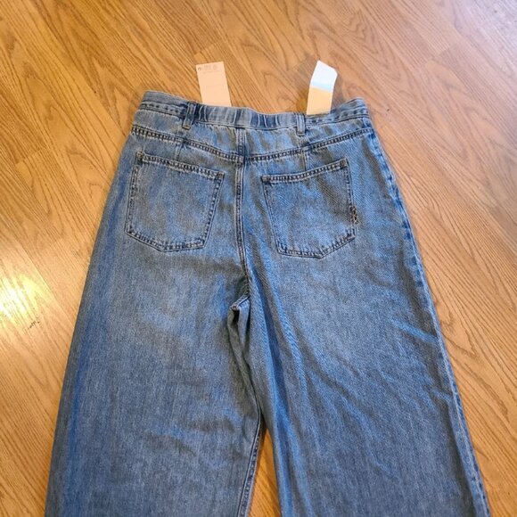 NEW NWT! SCOTCH & SODA THE SHORE PLEATED DENIM CHINO JEANS WIDE LEG HIGH RISE 12 - Picture 5 of 7